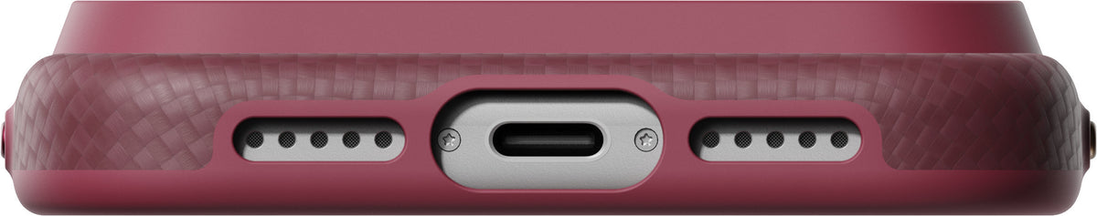 Pitaka iPhone 17 Pro/iPhone 18 Pro Skal Summa MagSafe Argyle Burgundy