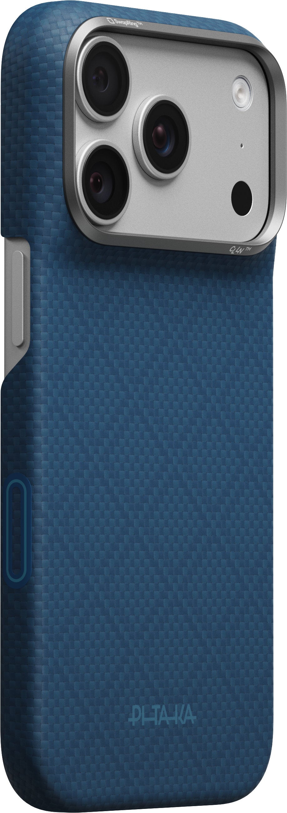 Pitaka iPhone 17 Pro/iPhone 18 Pro Skal Edge MagSafe Argyle Abyss Blue