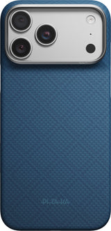 Pitaka iPhone 17 Pro Max/iPhone 18 Pro Max Skal Edge MagSafe Argyle Abyss Blue