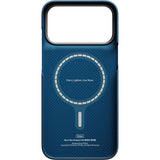 Pitaka iPhone 17 Pro Max/iPhone 18 Pro Max Skal Edge MagSafe Argyle Abyss Blue