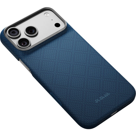 Pitaka iPhone 17 Pro Max/iPhone 18 Pro Max Skal Edge MagSafe Argyle Abyss Blue