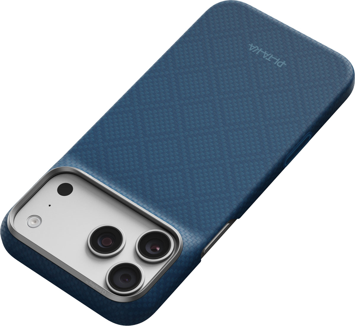 Pitaka iPhone 17 Pro Max/iPhone 18 Pro Max Skal Edge MagSafe Argyle Abyss Blue