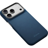 Pitaka iPhone 17 Pro/iPhone 18 Pro Skal Edge MagSafe Argyle Abyss Blue