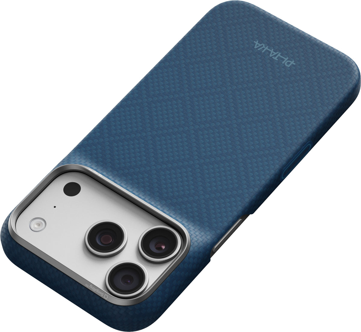 Pitaka iPhone 17 Pro/iPhone 18 Pro Skal Edge MagSafe Argyle Abyss Blue