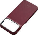 Pitaka iPhone 17 Pro Max/iPhone 18 Pro Max Skal Edge MagSafe Argyle Burgundy