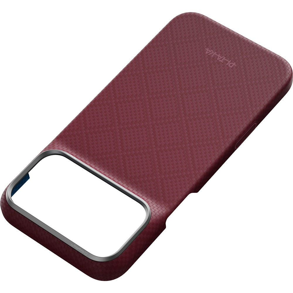 Pitaka iPhone 17 Pro Max/iPhone 18 Pro Max Skal Edge MagSafe Argyle Burgundy
