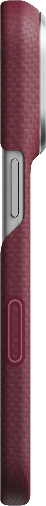 Pitaka iPhone 17 Pro/iPhone 18 Pro Skal Edge MagSafe Argyle Burgundy