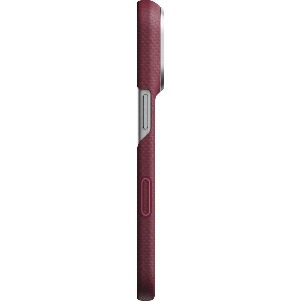 Pitaka iPhone 17 Pro/iPhone 18 Pro Skal Edge MagSafe Argyle Burgundy