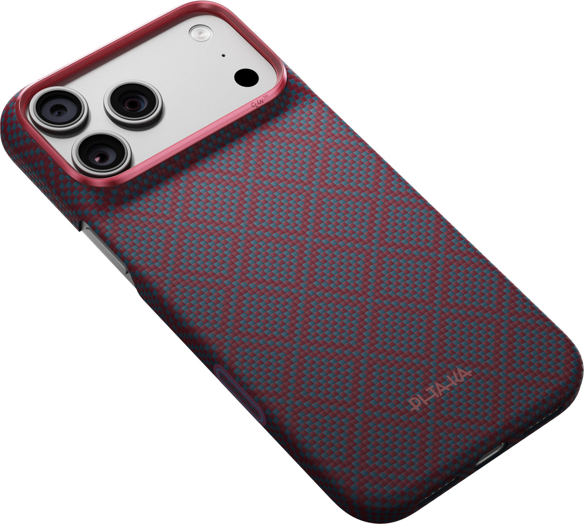 Pitaka iPhone 17 Pro Max/iPhone 18 Pro Max Skal Edge MagSafe Argyle Blue's Red