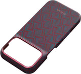 Pitaka iPhone 17 Pro/iPhone 18 Pro Skal Edge MagSafe Argyle Blue's Red