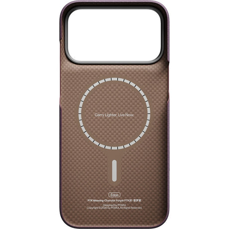 Pitaka iPhone 17 Pro Max/iPhone 18 Pro Max Skal Edge MagSafe Charoite Purple
