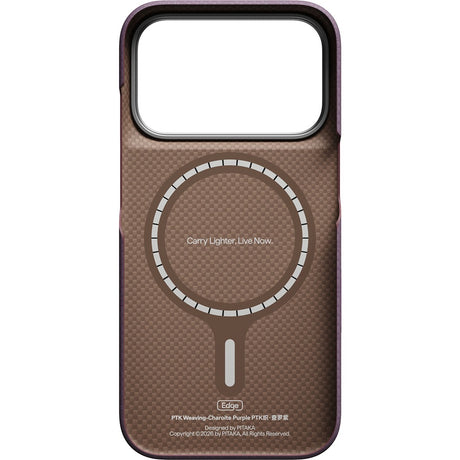 Pitaka iPhone 17 Pro/iPhone 18 Pro Skal Edge MagSafe Charoite Purple