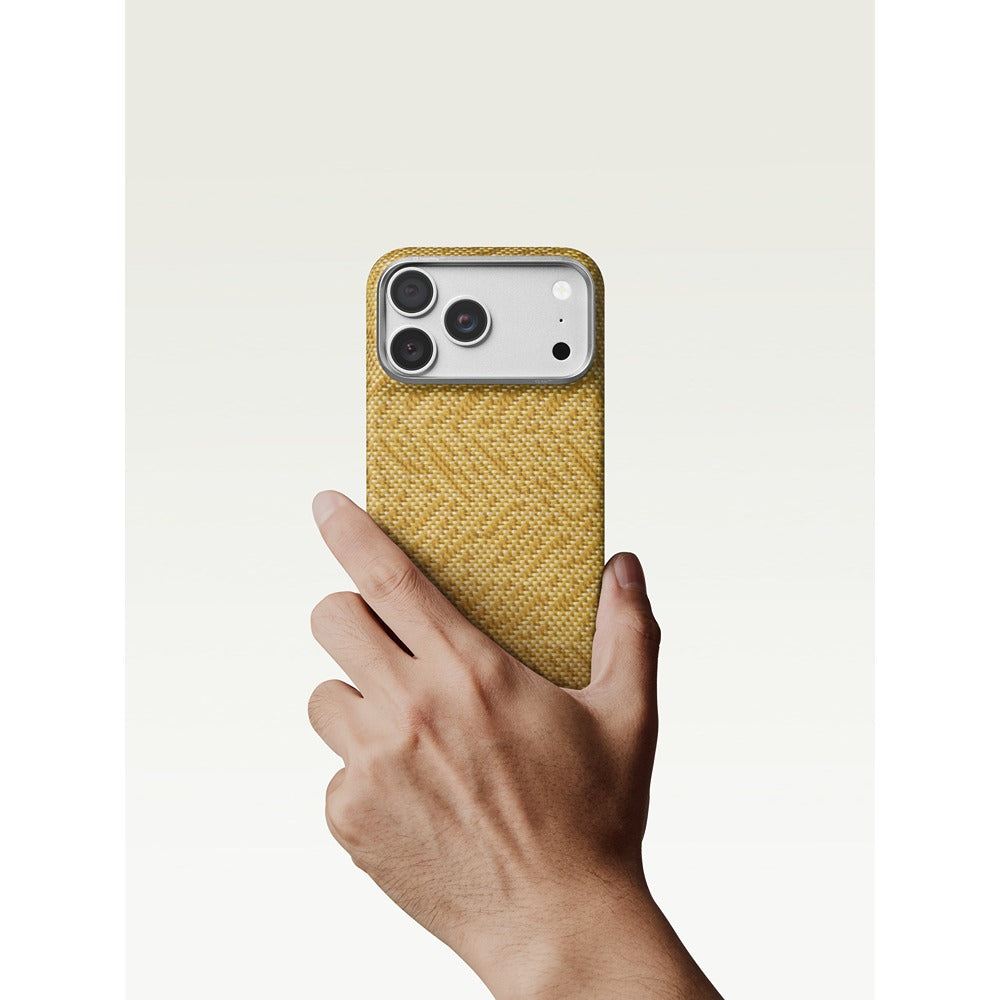 Pitaka iPhone 17 Pro Max/iPhone 18 Pro Max Skal Edge MagSafe Golden Drift