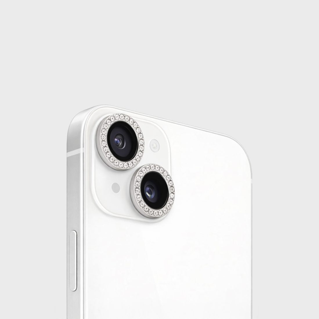 MobileFriend iPhone 14/15/14 Plus/15 Plus Kameraskydd Linsring Bling