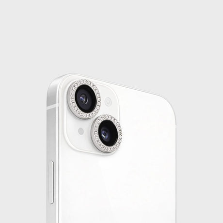 MobileFriend iPhone 14/15/14 Plus/15 Plus Kameraskydd Linsring Bling