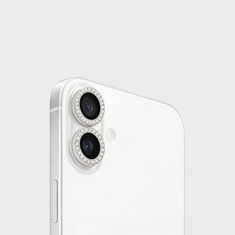 MobileFriend iPhone 16/16 Plus/iPhone 17 Kameraskydd Linsring Bling