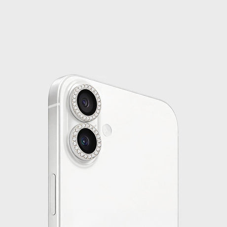 MobileFriend iPhone 16/16 Plus/iPhone 17 Kameraskydd Linsring Bling