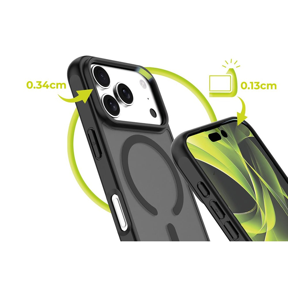 Mobile Origin iPhone 18 Pro Skal Easy Case MagSafe Svart