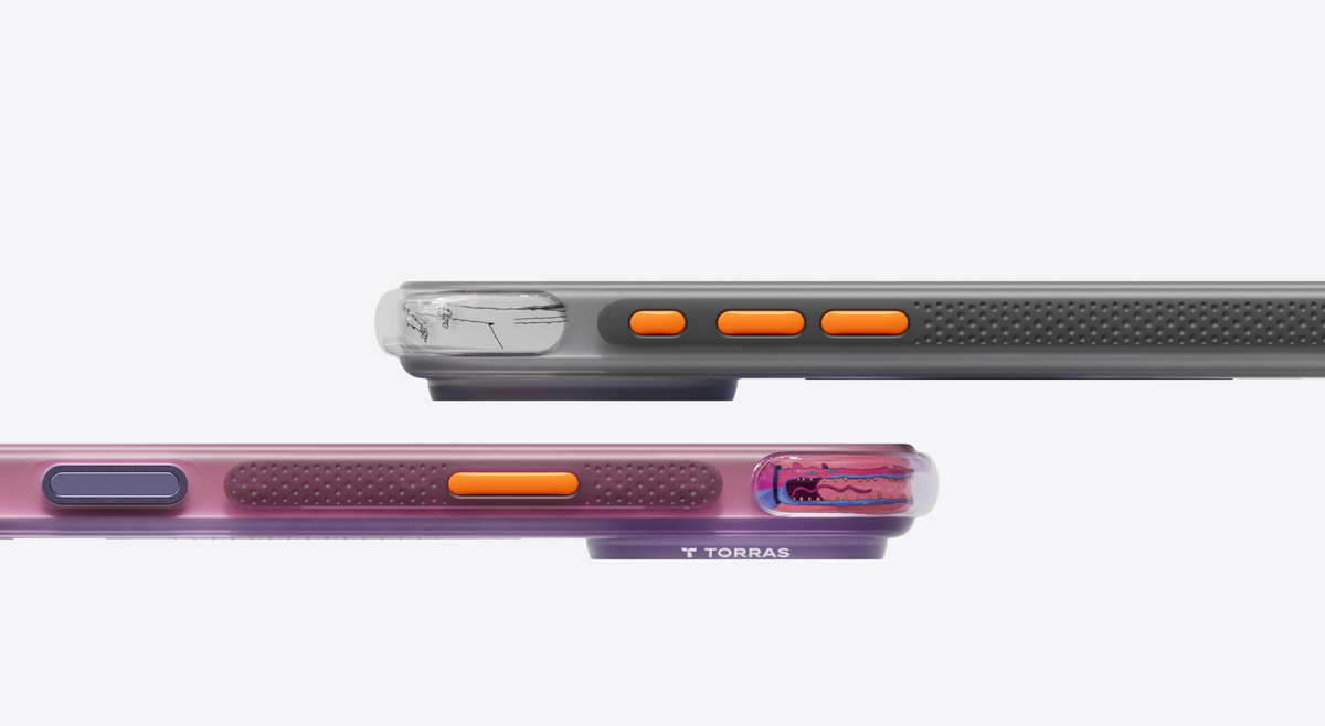 Torras iPhone 17 Pro Skal Ostand Q3 Air Gawx Neon Night Muse