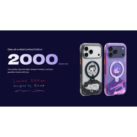 Torras iPhone 17 Pro Skal Ostand Q3 Air Gawx Neon Night Muse