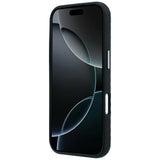 Mercedes Benz iPhone 17 Pro Max/iPhone 18 Pro Max Skal Leather Wood Effect Svart