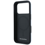 Mercedes Benz iPhone 17 Pro/iPhone 18 Pro Skal Leather Iconic Line Blå
