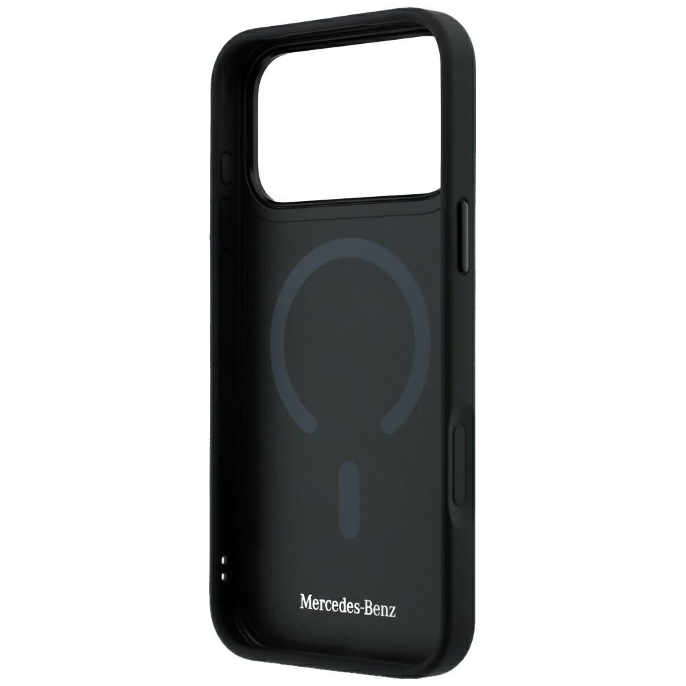 Mercedes Benz iPhone 17 Pro/iPhone 18 Pro Skal Leather 3D MagSafe Svart