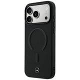 Mercedes Benz iPhone 17 Pro Max/iPhone 18 Pro Max Skal Leather 3D MagSafe Svart
