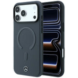 Mercedes Benz iPhone 17 Pro/iPhone 18 Pro Skal Leather 3D MagSafe Grå