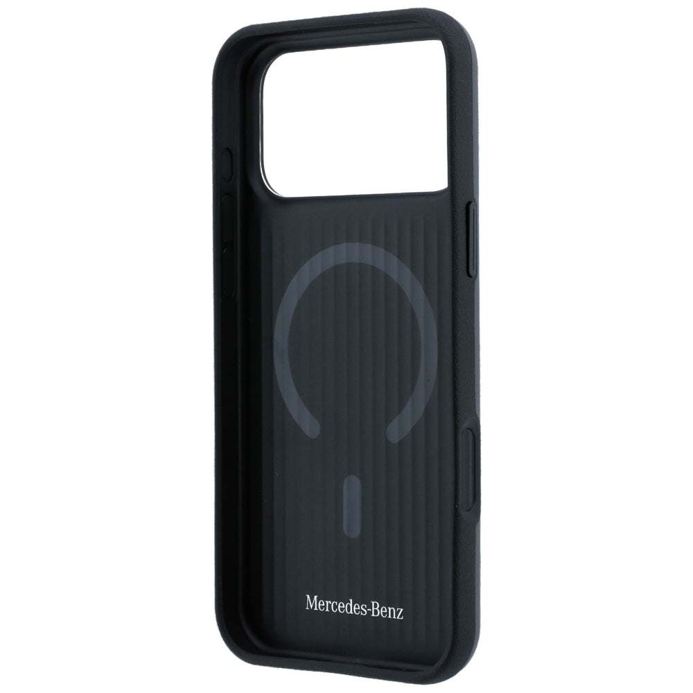 Mercedes Benz iPhone 17 Pro/iPhone 18 Pro Skal Leather 3D MagSafe Grå