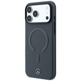 Mercedes Benz iPhone 17 Pro Max/iPhone 18 Pro Max Skal Leather 3D MagSafe Grå
