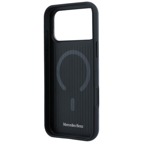 Mercedes Benz iPhone 17 Pro Max/iPhone 18 Pro Max Skal Leather 3D MagSafe Grå