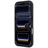Mercedes Benz iPhone 17 Pro/iPhone 18 Pro Skal Leather Ring Stand Svart