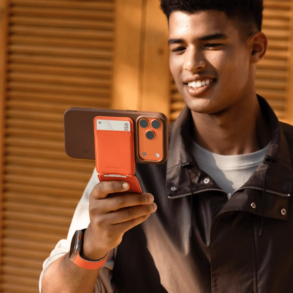 MOFT Snap Phone Tripod Stand & Wallet MagSafe Terracotta