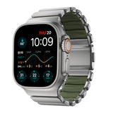 Nomad Apple Watch 45/46mm/Ultra 49mm Armband Stratos Band Natural Forest