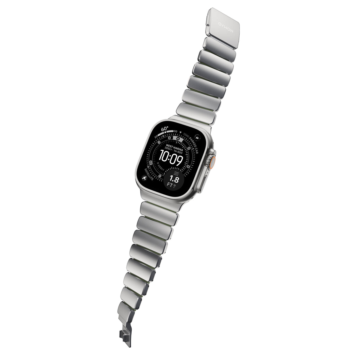 Nomad Apple Watch 45/46mm/Ultra 49mm Armband Stratos Band Natural Forest