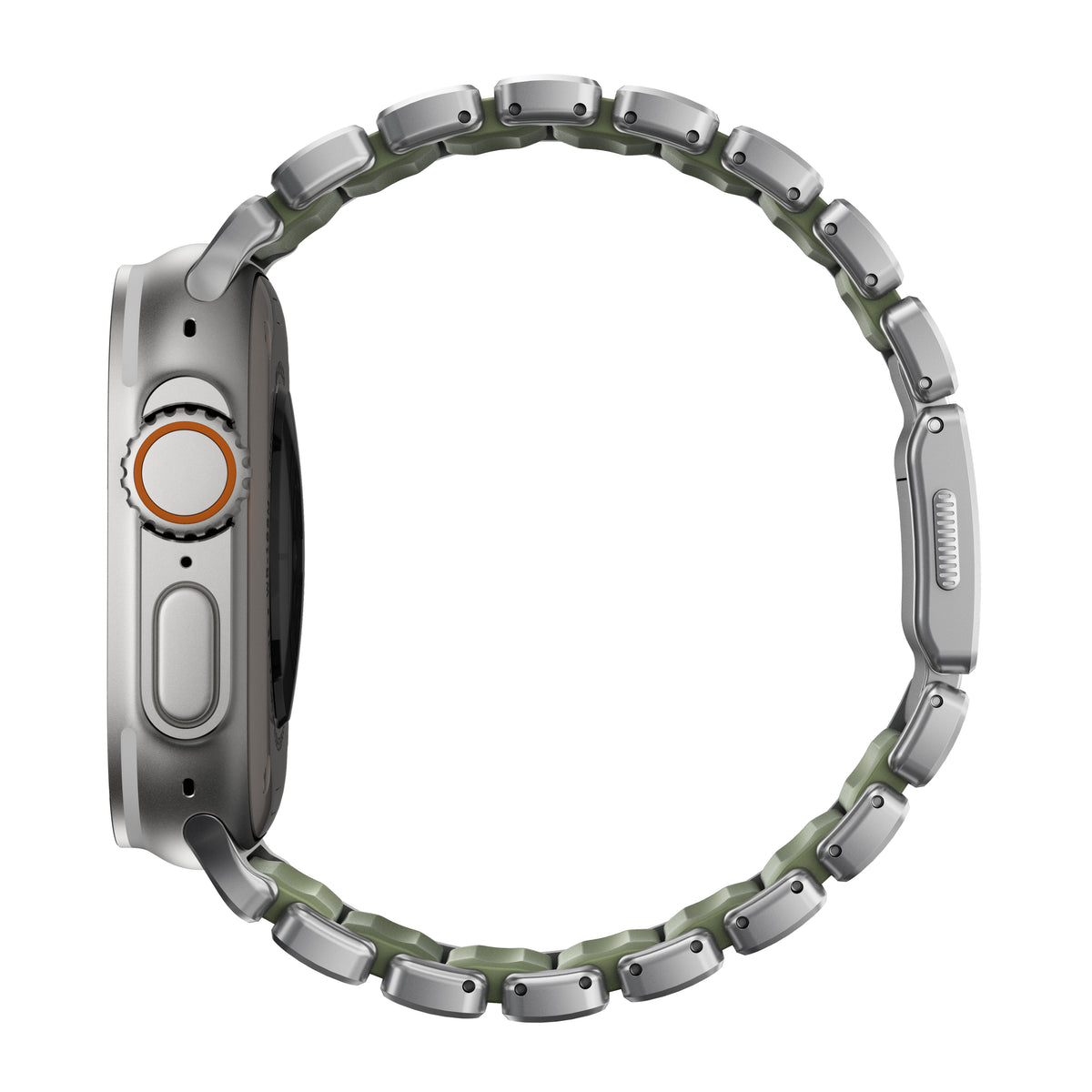 Nomad Apple Watch 45/46mm/Ultra 49mm Armband Stratos Band Natural Forest