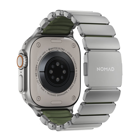 Nomad Apple Watch 45/46mm/Ultra 49mm Armband Stratos Band Natural Forest