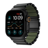 Nomad Apple Watch 45/46mm/Ultra 49mm Armband Stratos Band Svart Forest