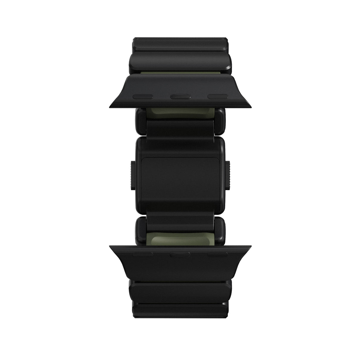 Nomad Apple Watch 45/46mm/Ultra 49mm Armband Stratos Band Svart Forest