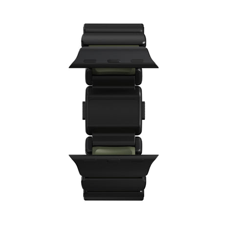 Nomad Apple Watch 45/46mm/Ultra 49mm Armband Stratos Band Svart Forest