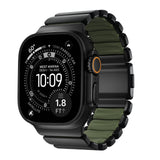 Nomad Apple Watch 45/46mm/Ultra 49mm Armband Stratos Band Svart Forest