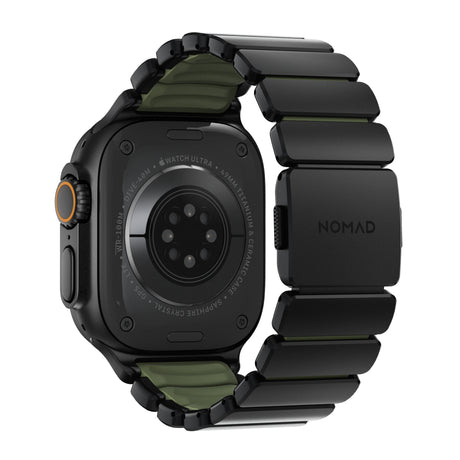 Nomad Apple Watch 45/46mm/Ultra 49mm Armband Stratos Band Svart Forest