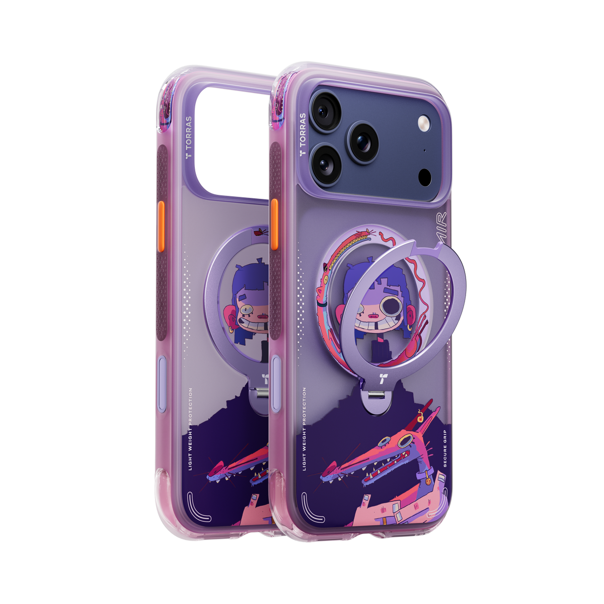 Torras iPhone 17 Pro Max Skal Ostand Q3 Air Gawx Neon Night Muse