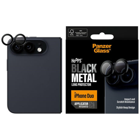 PanzerGlass iPhone Duo Kameraskydd Hoops Svart