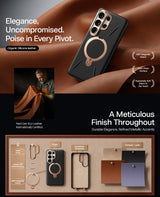 Torras Samsung Galaxy S26 Ultra Skal Ostand Q3 Vegskin Obsidian Black