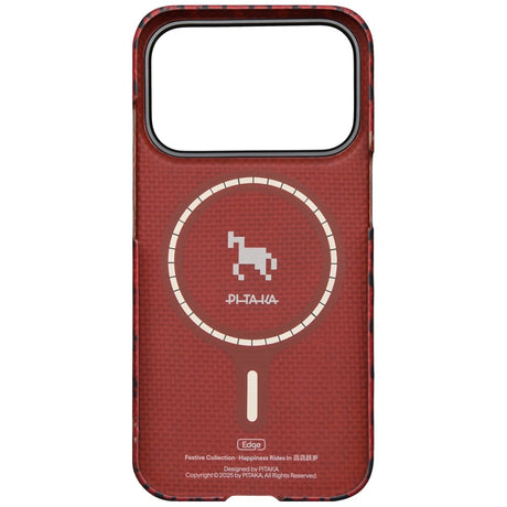 Pitaka iPhone 17 Pro Max Skal Edge MagSafe Maroon