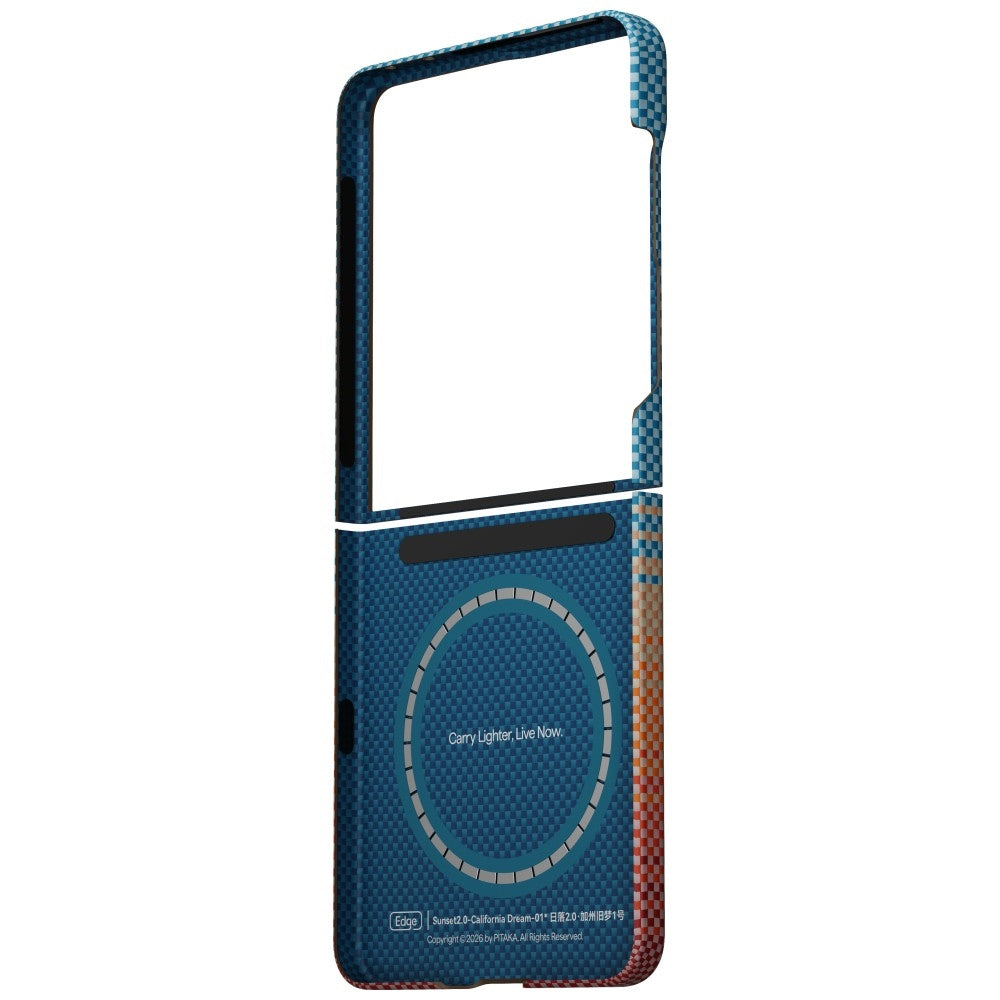 Pitaka Samsung Galaxy Z Flip 8 Skal Edge California Dream-01