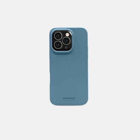 MobileFriend iPhone 16 Pro Max Skal Silikon Pacific Blue