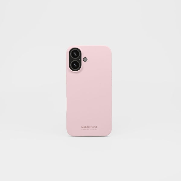 MobileFriend iPhone 17 Skal Silikon Rosa